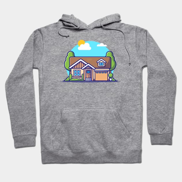 House Building (6) Hoodie by Catalyst Labs